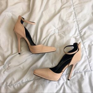 Nude Pointed High Heels